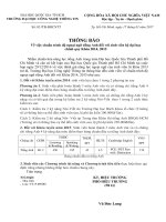 Thông báo về chuẩn trình độ ngoại ngữ tiếng Anh đối với sinh viên hệ đại học chính quy Khóa 2014, 2015 | Cổng thông tin đào tạo