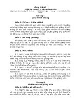 Quy dinh ve che do cong tac cua giang vien