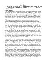 Tạo hứng thú học tập cho học sinh qua một số trò chơi trên lớp bộ môn tiếng anh 