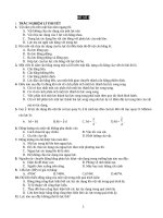 Chương 3, Chương 4 Ôn tập kiêm tra vật lý 10 - đề 3