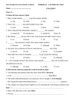 kiểm tra 1 tiết (CT mới)