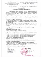 Thông báo kế hoạch thi và xét tốt nghiệp tháng 12 năm 2017 | IUH - Trường Đại học Công nghiệp TP.HCM