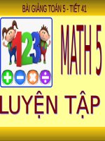 Viết các số đo độ dài dưới dạng số thập phân