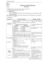 Unit 3   peoples background 