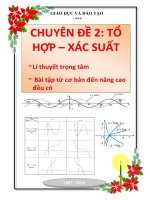 CHUYÊN ĐỀ 3 GIẢI TÍCH: TỔ HỢP  XÁC SUẤT
