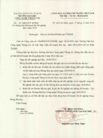 Thông báo kế hoạch thi tốt nghiệp đợt 2 năm 2014 hệ TXQM | Cổng thông tin đào tạo