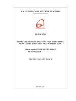 Nghiên cứu đánh giá hiệu năng thực thi hệ thống quản lý điều khiển truy nhập wifi diện rộng (tt)