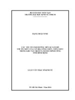 Các yếu tố ảnh hưởng đến sự gắn bó với tổ chức của cán bộ, công chức, viên chức trong khu vực dịch vụ hành chính công tỉnh bình định 