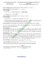 DE THI THU LAN 1 MON TOAN THPT CHUYEN VINH PHUC NAM 2016