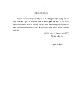 Nâng cao chất lượng cán bộ công chức tại Cục Thi hành án dân sự thành phố Hà Nội (LV thạc sĩ)