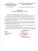 Thông báo về việc nghỉ lễ Quốc khánh ngày 2 9 năm 2017 | IUH - Trường Đại học Công nghiệp TP.HCM