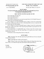 572 QD DHHN Quy trinh tiep cong dan giai quyet khieu nai to cao cua cong dan Hanu