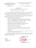 Thông báo V v tổ chức Hội nghị cán bộ, viên chức năm 2017 | IUH - Trường Đại học Công nghiệp TP.HCM