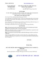 Quyết định 3505 QĐ-UBND năm 2016 phê duyệt mức chi tiền thưởng thực hiện theo Nghị định 42 2010 NĐ-CP do tỉnh Bình Định ban hành