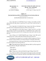 Thông tư số: 32 2012 TT-BGDĐT ban hành Danh mục thiết bị và đồ chơi ngoài trời cho Giáo dục mầm non năm 2012.