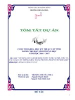 Cuộc thi sáng tạo khoa học kỹ thuật dành cho học sinh THCS, THPT môn Vật lý