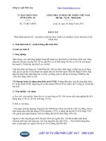 Báo cáo 172 BC-UBND tình hình kinh tế - xã hội 8 tháng đầu năm và nhiệm vụ 04 tháng cuối năm 2016 do tỉnh Long An ban hành