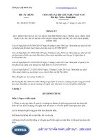 Thông tư 190 2015 TT-BTC về quản lý, sử dụng chi phí trong quá trình lựa chọn nhà thầu.