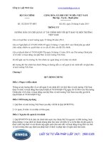 Thông tư 132 2015 TT-BTC hướng dẫn quản lý tài chính với quỹ bảo vệ môi trường