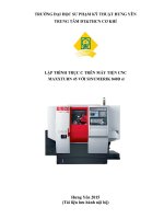 Lập trình trục c trên máy tiện CNC maxxturn 45 với sinumerik 840d sl 