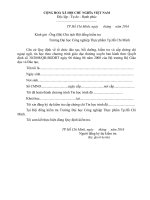 Thông báo tổ chức thi kiểm tra chứng chỉ quốc gia tin học trình độ A, B - Phòng đào tạo - Trường Đại Học Công Nghiệp Thực Phẩm () Mau don xin du thi