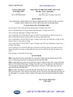 Quyết định 22 2016 QĐ-UBND Quy định phân cấp trách nhiệm quản lý Nhà nước về chất lượng công trình xây dựng trên địa bàn tỉnh Điện Biên