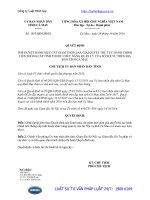 Quyết định 1855 QĐ-UBND năm 2016 phê duyệt Danh mục cắt giảm thời gian giải quyết thủ tục hành chính liên thông cấp tỉnh thuộc chức năng quản lý của Sở Nội vụ tỉnh Cà Mau