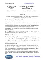 Thông tư 20 2015 TT-BTNMT về Định mức kinh tế - kỹ thuật để lập dự toán ngân sách nhà nước phục vụ công tác định giá đất.