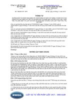 Thông tư số 195 2015 TT- BTC hướng dẫn Luật thuế tiêu thụ đặc biệt