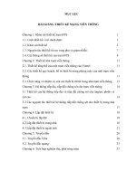 Bài giảng thiết kế mạng viễn thông 