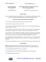 Quyết định 2899 QĐ-UBND năm 2016 về thành lập Ban Giám sát các kỳ tuyển dụng viên chức làm việc trong đơn vị sự nghiệp công lập thuộc tỉnh Thái Bình