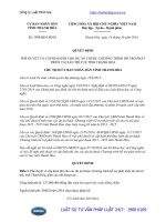 Quyết định 3998 QĐ-UBND năm 2016 phê duyệt và cấp kinh phí cho dự án thuộc Chương trình hỗ trợ phát triển tài sản trí tuệ, tỉnh Thanh Hóa