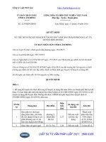 Quyết định 2219 QĐ-UBND bổ sung kế hoạch sử dụng đất năm 2016 thành phố Đà Lạt và huyện Đơn Dương, tỉnh Lâm Đồng