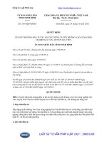 Quyết định 1417 QĐ-UBND năm 2016 về chủ trương đầu tư dự án Xây dựng tuyến đường vào Cụm công nghiệp Gia Vân, huyện Gia Viễn, tỉnh Ninh Bình