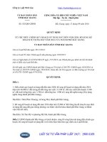 Quyết định 525 QĐ-UBND điều chỉnh quy hoạch sử dụng đất đến năm 2020, bổ sung kế hoạch sử dụng đất năm 2016 của thành phố Bắc Giang, tỉnh Bắc Giang