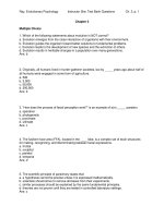 Evolutionary psychology neuroscience perspectives concerning human behavior and experience 1st edition ray test bank 