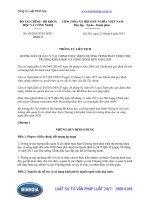 Thông tư hướng dẫn thực hiện chương trình phát triển KHCN năm 2020