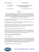 Thông tư 151 2015 TT-BTC về kinh phí thực hiện việc tiếp công dân, giải quyết khiếu nại, tố cáo của nông dân