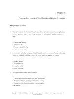 Ethical obligations and decision making in accounting text and cases 3rd edition mintz test bank 