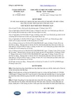 Quyết định 1478 QĐ-UBND năm 2016 Quy định thực hiện chế độ, chính sách về bảo trợ xã hội trên địa bàn tỉnh Bắc Kạn