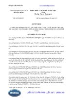 Quyết định 4827 QĐ-STC về Bảng giá tối thiểu tính lệ phí trước bạ Tàu, thuyền, ô tô, xe máy, súng săn, súng thể thao áp dụng trên TP Hà Nội