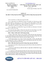 Thông tư số: 24 2013 TT-BNNPTNT quy định về trồng rừng thay thế khi chuyển mục đích sử dụng rừng sang mục đích khác năm 2013.