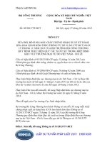 Thông tư số 05 2015 TT-BCT sửa đổi, bổ sung mẫu Giấy chứng nhận xuất xứ hàng hóa (C O)