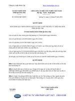 Quyết định 39 2016 QĐ-UBND Quy định chính sách ưu đãi và hỗ trợ đầu tư trên địa bàn tỉnh Quảng Trị