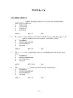 Drug use and abuse a comprehensive introduction 8th edition howard abadinsky test bank 