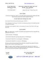 Quyết định 3041 QĐ-UBND về quy định giá thóc và giá đối với sản phẩm rừng trồng để tính thu thuế sử dụng đất nông nghiệp năm 2016 do tỉnh Quảng Ninh ban hành