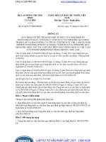 Thông tư 07 2015 TT-BLĐTBXH quy định thành lập và hoạt động của Trung tâm dịch vụ việc làm