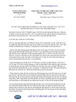 Chỉ thị 19 CT-UBND năm 2016 thực hiện nhiệm vụ chủ yếu năm học 2016-2017 của ngành giáo dục và đào tạo tỉnh Bình Định