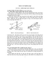 Đề cương bài giảng cơ sở máy công cụ hệ đại học 