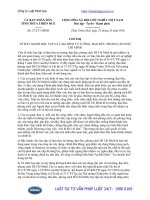 Chỉ thị 27 CT-UBND năm 2016 về đẩy mạnh học tập và làm theo tư tưởng, đạo đức, phong cách Hồ Chí Minh do tỉnh Thừa Thiên Huế ban hành